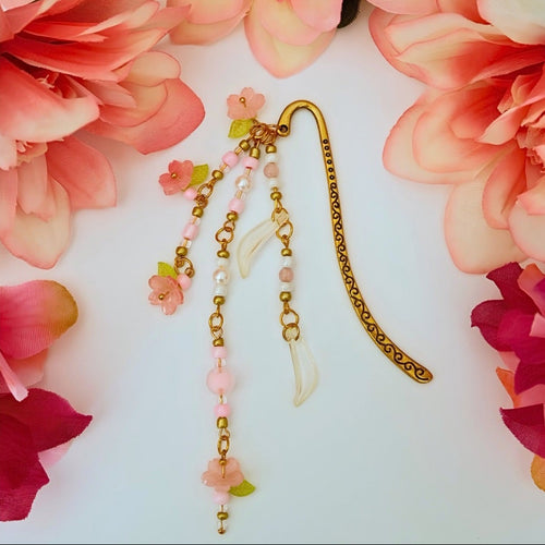 Cherry Blossom Metal Bookmark