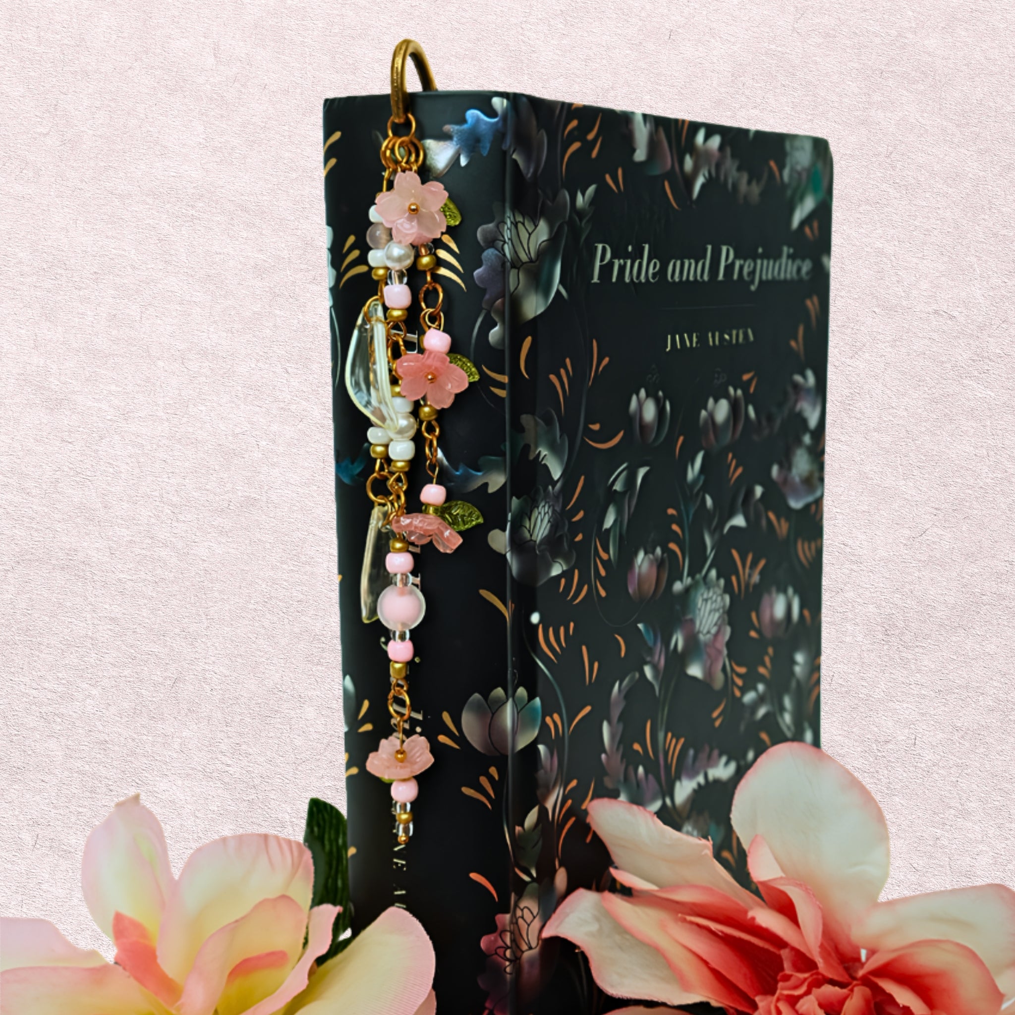 Cherry Blossom Metal Bookmark