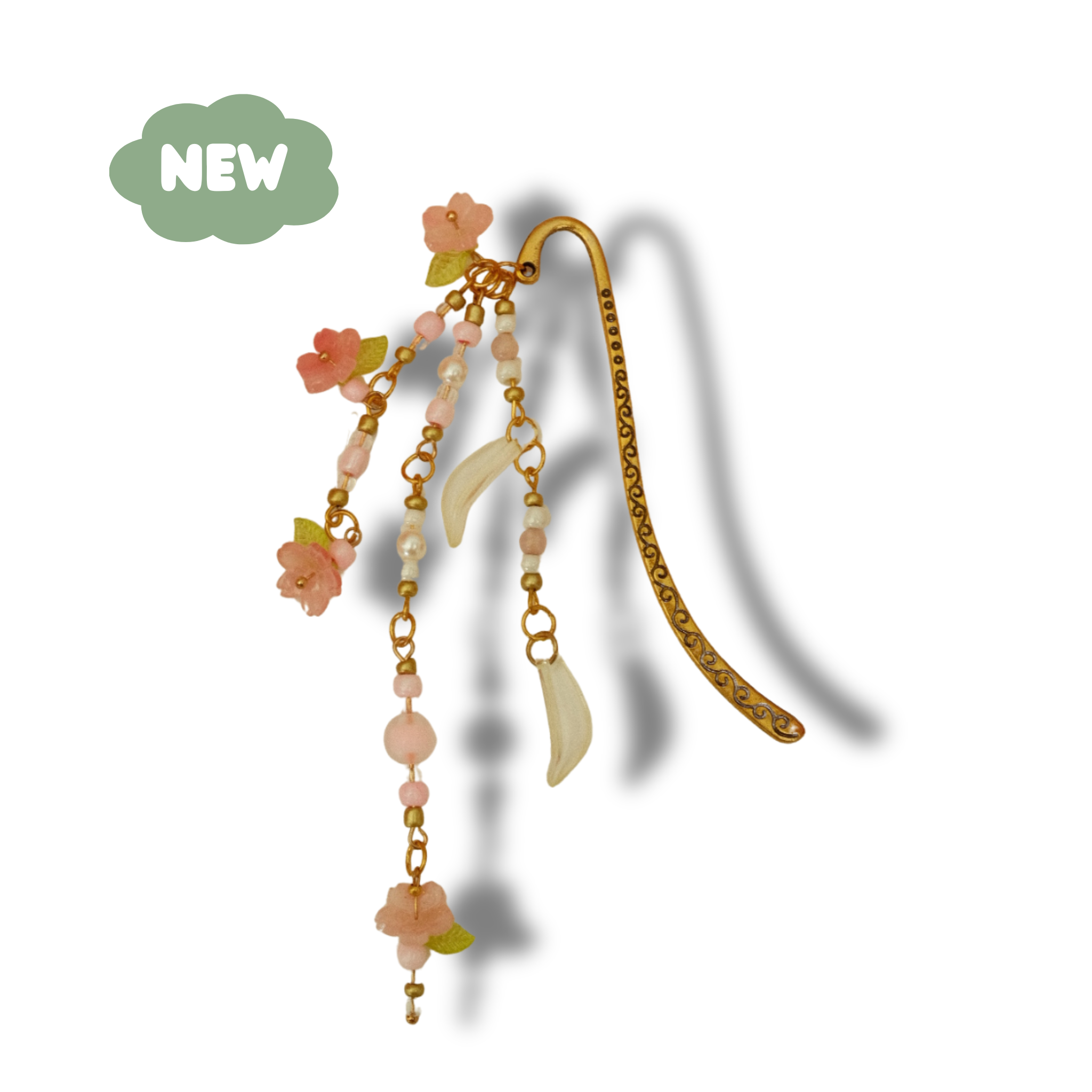 Cherry Blossom Metal Bookmark
